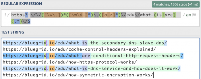 RegEx example #3