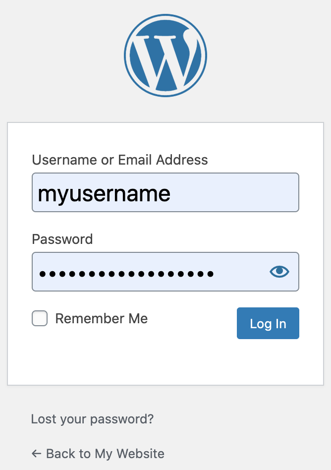 WordPress on Ubuntu | Website Login