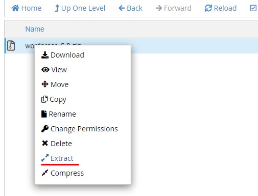 Installing WordPress on cPanel