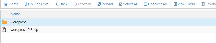 Installing WordPress on cPanel