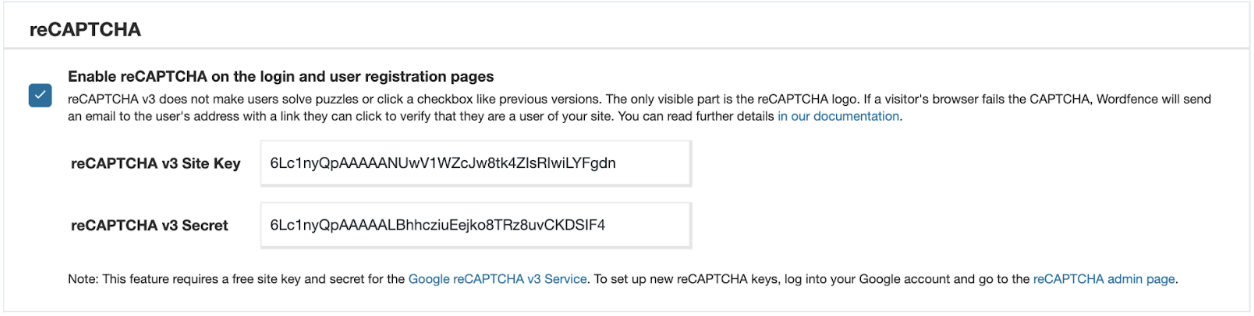 recaptcha api