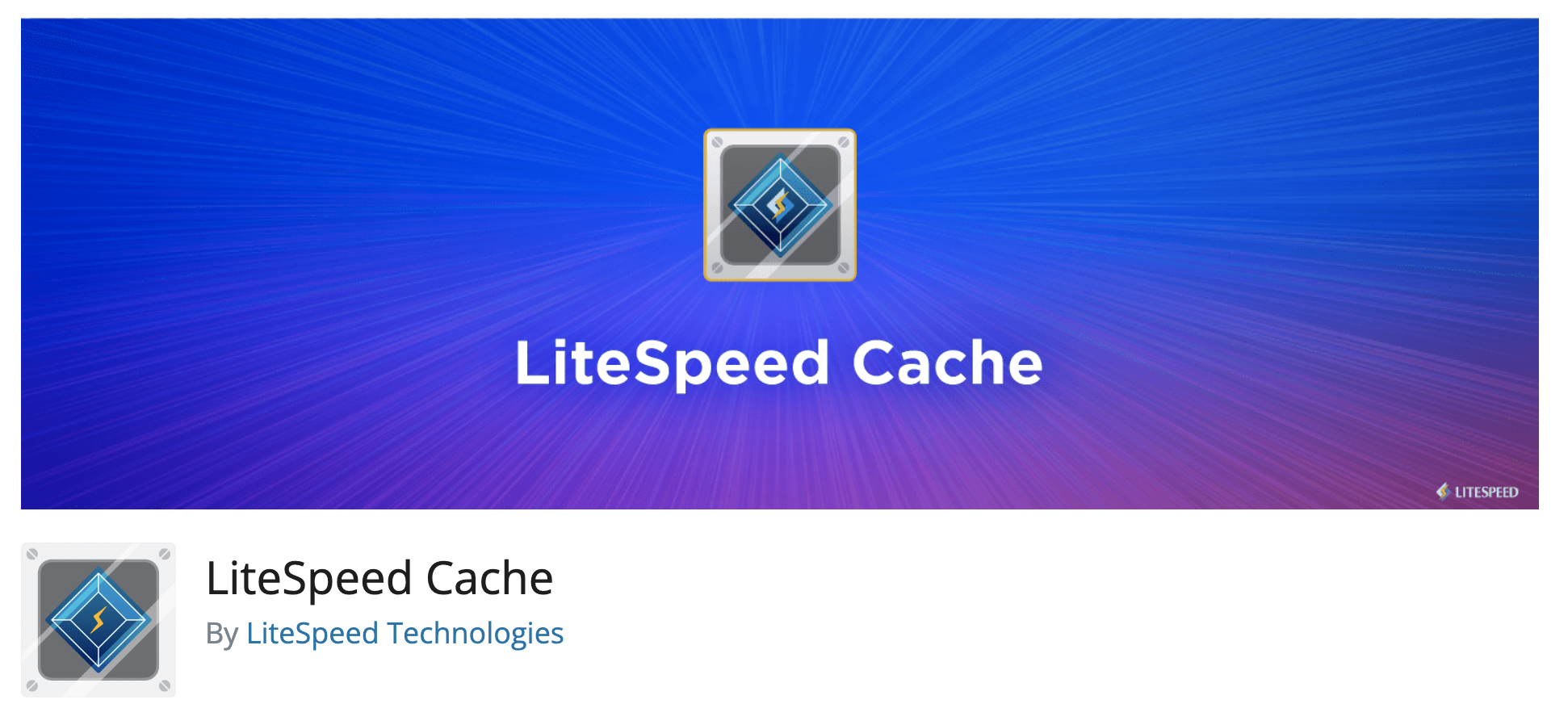 Essential WordPress plugins for beginners - LiteSpeed Cache