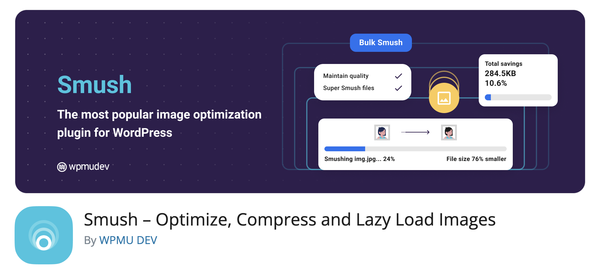 Essential WordPress plugins for beginners- Smush